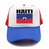Haiti Baseball Cap Unisex Women Personalized Adjustable Country Flag Trucker Hat Sports Snapback Dad Hats