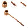 Bamboo Scoop Ergonomic Long Handle Tea Ceremony Accessory Easy to Clean for Home Kitchen