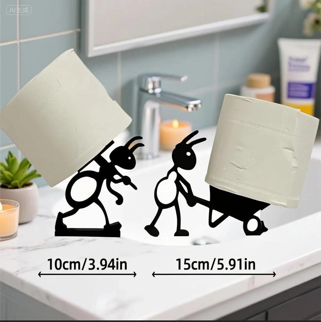 1pc Cute Simple Animal Tissue Holder -Minimalist And Practical Paper Roll Holder An Ideal Creative For Holiday Gift Idea