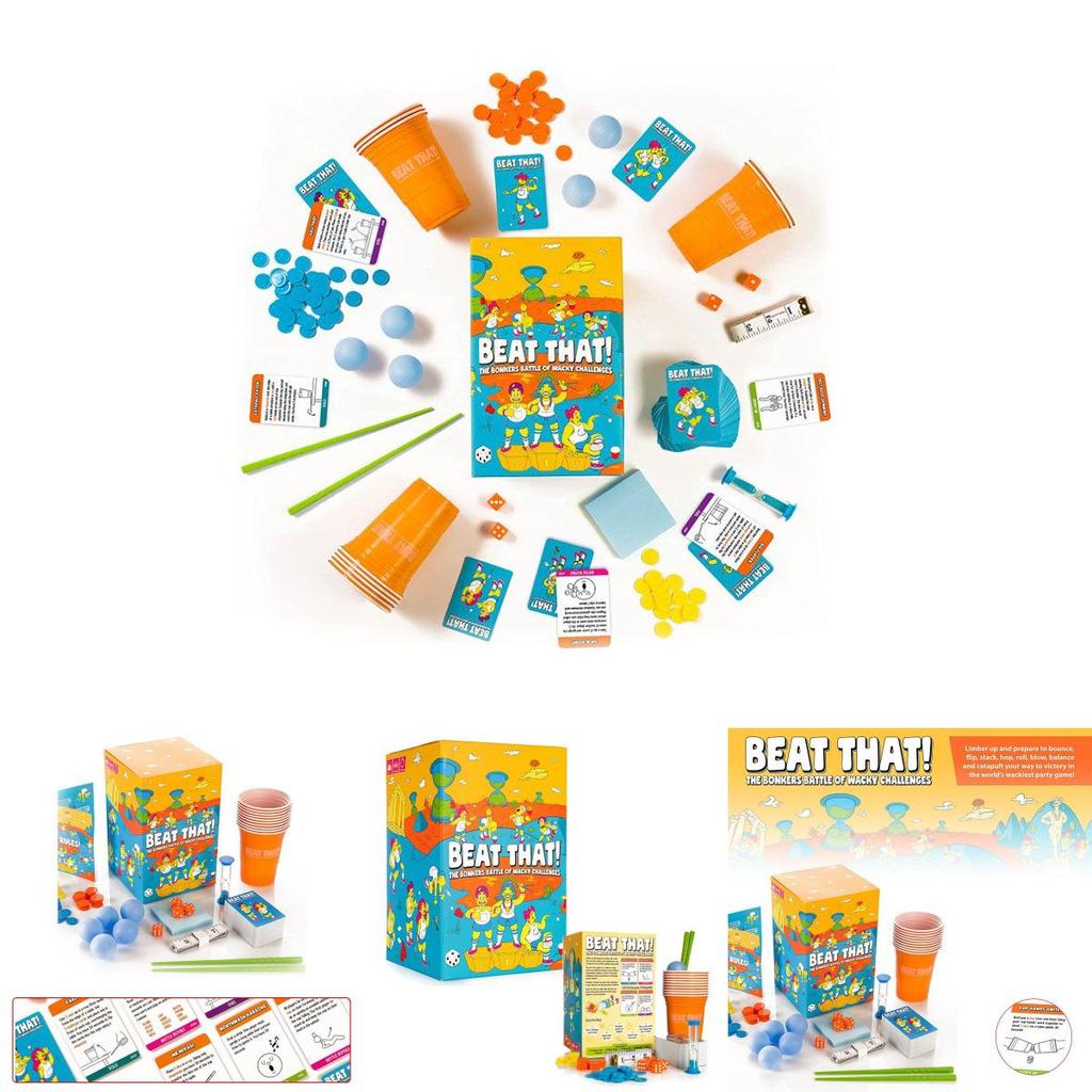 Hilarious Beat That Board Game For Families Kids Adults With 160 Crazy Challenges