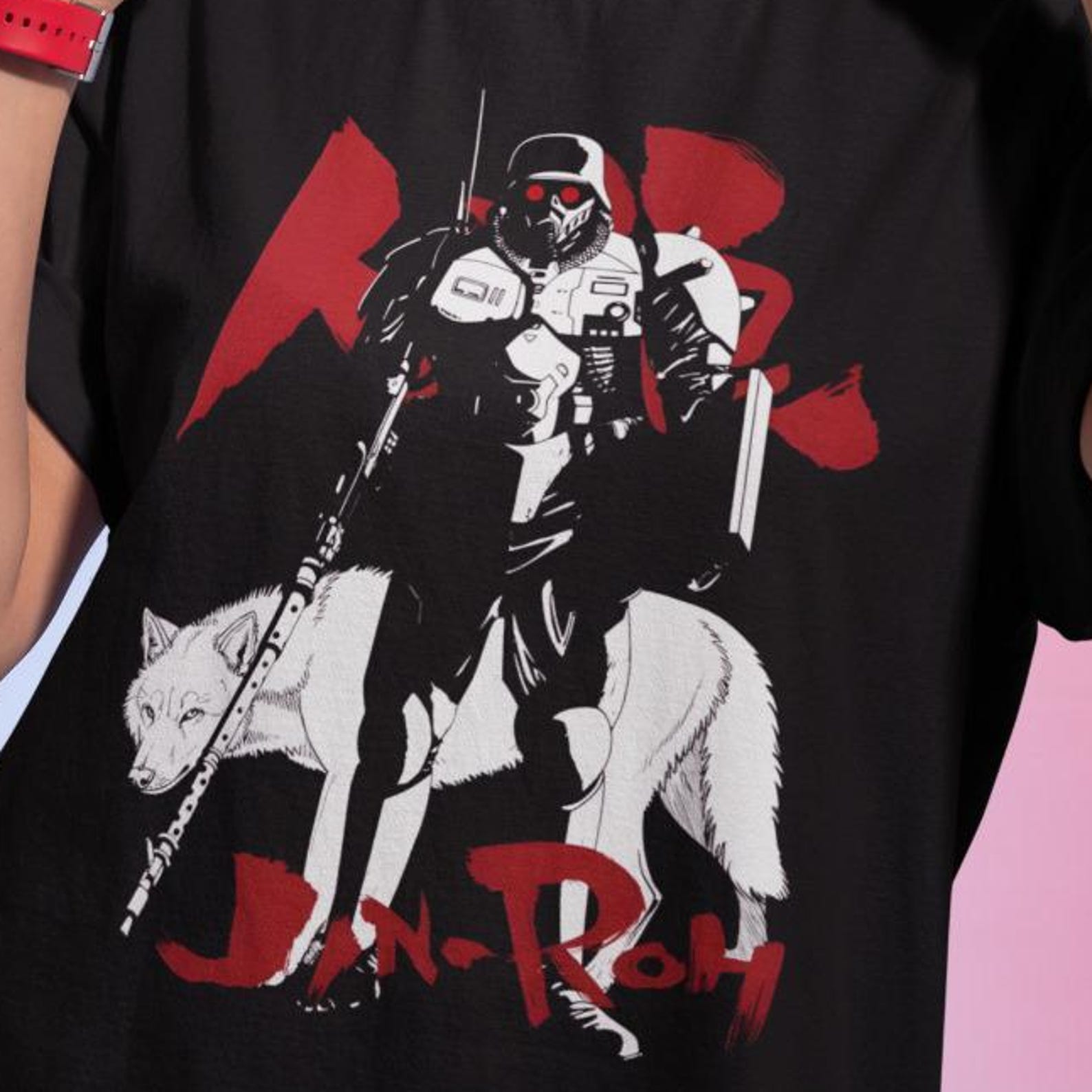 Unisex Jin-Roh: The Wolf Brigade Anime T-Shirt, Retro Manga Movie Shirt S