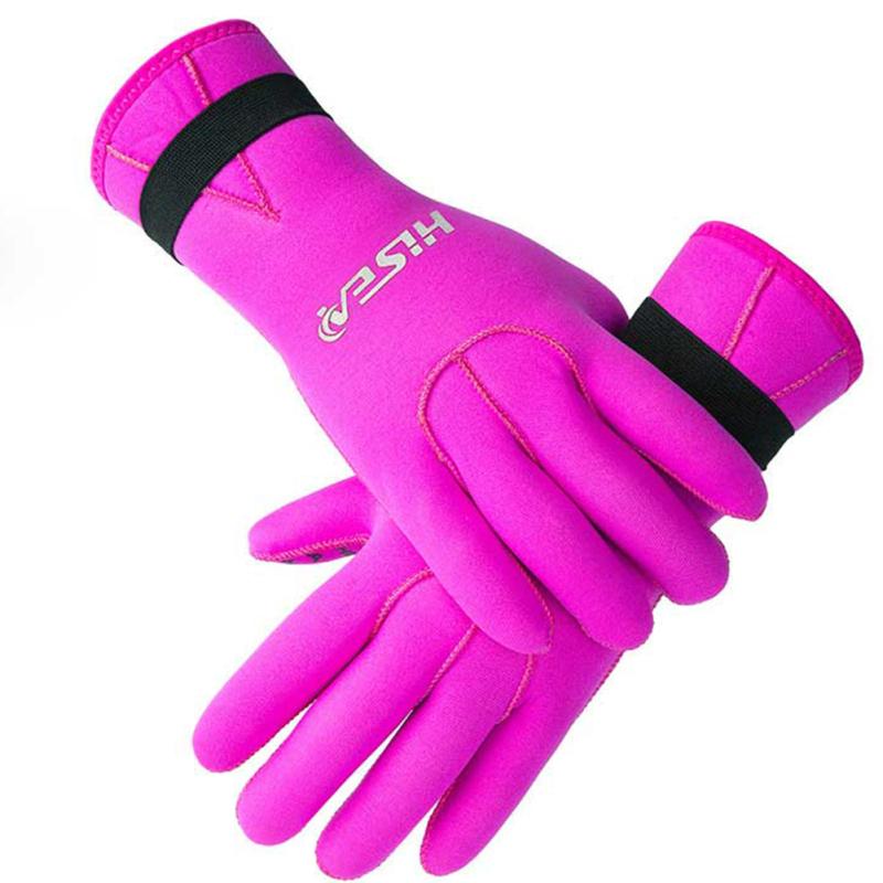 3 mm Neopren-Tauchhandschuhe, Schwimmhandschuhe, schützende, kratzfeste Schnorchelausrüstung