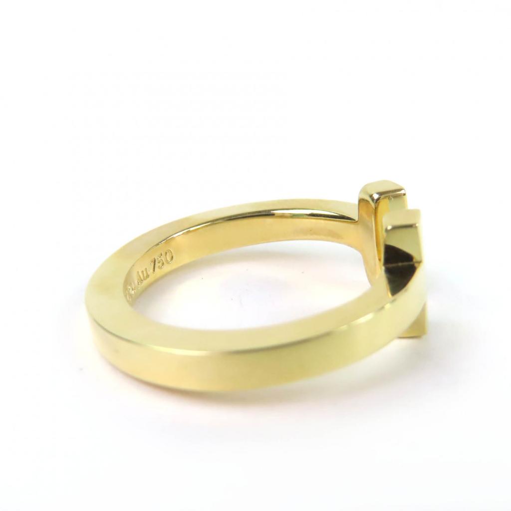 Excelent TIFFANY&Co. Inele Inel Pătrat Aur Galben AU750 Femei Folosit