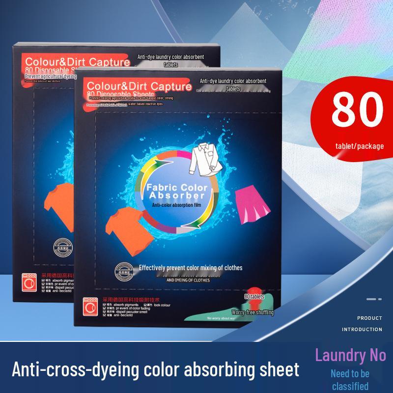Color Absorbing Laundry Sheets: Prevent Color Bleeding & Staining In Mixed Loads