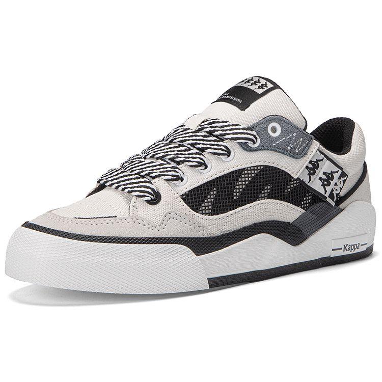Kappa Breeze And Deer Series Trendy Retro Exquisite Details Slip Resistant Durable Low Top Skate Shoes Unisex sneaker Black White K0EW5CC07CJ-012