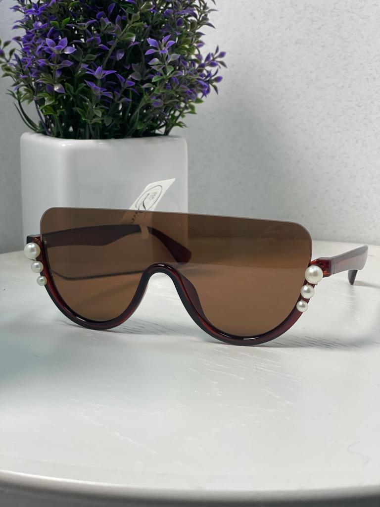 

Урожай жіночі сонцезахисні окуляри Мода Відкритий пляжний відпочинок Сонцезахисні окуляри коричневий