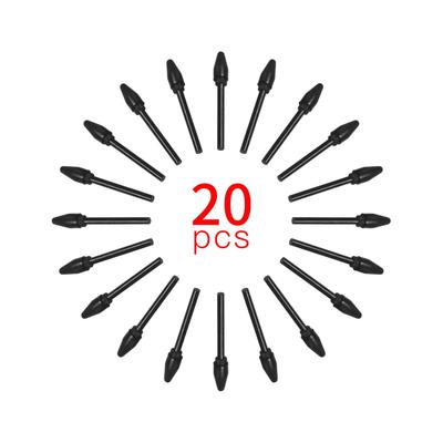 BOSTO 20pcs Replacement Nibs Pen Tips Compatible with All BOSTO Graphic Monitor Drawing Tablet