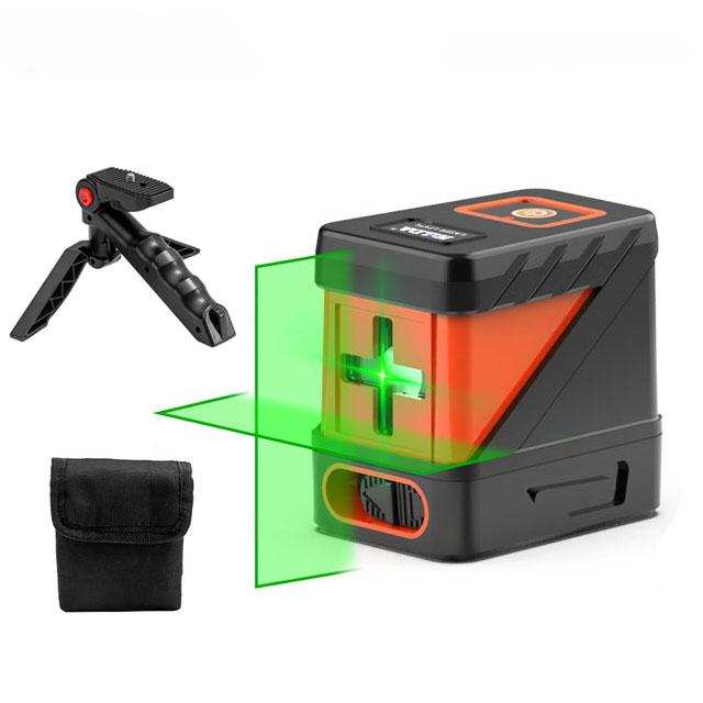 2 Lines Laser Level Self Levelling Green Beams Laser Horizontal & Vertical Cross-Line