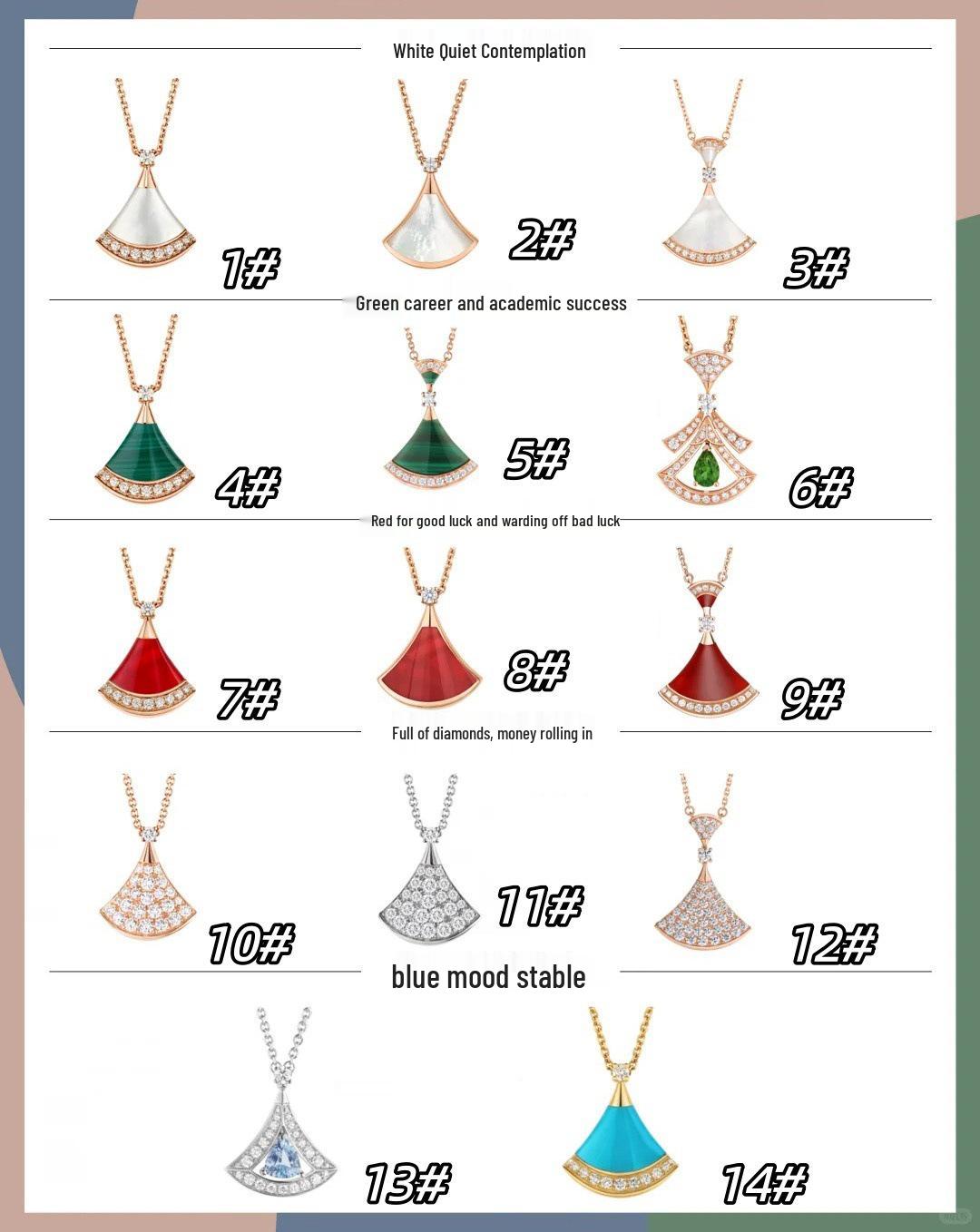 

Ожерелье с подвеской в виде градиентного розового бриллианта Циси для женщин - Роскошные серебряные украшения Rose Gold