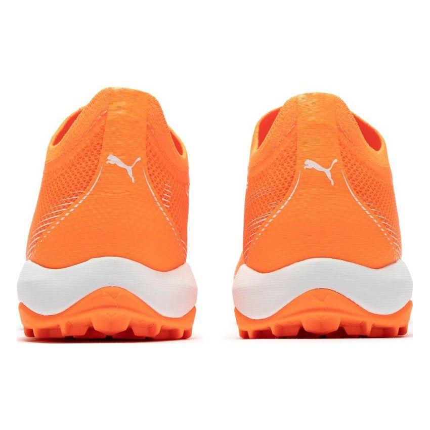 Puma Ultra Match TT Round Toe Lace-Up TF (Rubber Studs) Hard Ground Artificial Grass Football Shoes Unisex Football Shoes Orange 107220-01