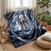 Juventus FC Themen-Decke Weiche Flanell-Decke Plüsch-Überwurf Gemütliche Sofa-Bett-Decke für Wohnkultur