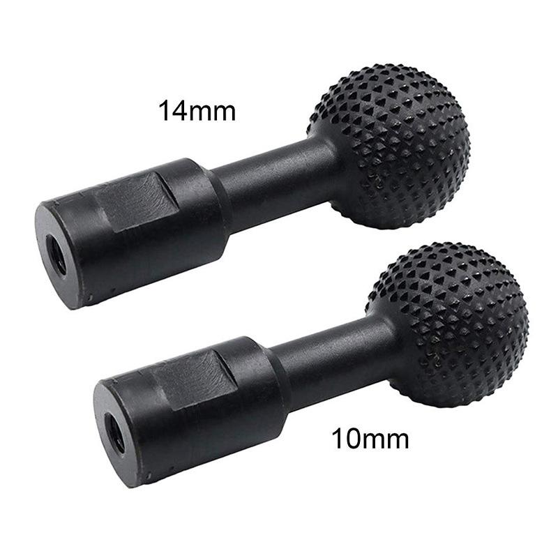 10/14mm Sphere Rotary Grinding Head - Wood Carving/Engraving/Polishing/Drilling Bits for Angle Grinder ( High-Speed Steel)