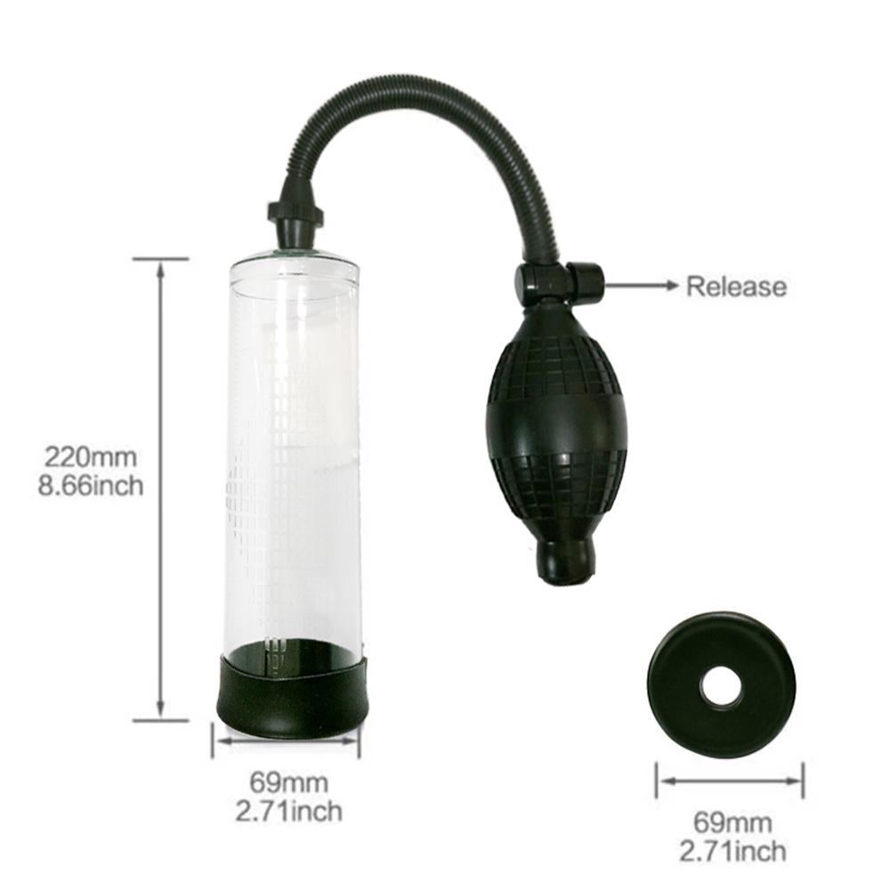 Penis Enlargement Pump Device Sex Vacuum Pump For Men Male Masturbator Penis Extender Cock Dick Pump Trainer Sex Toys For Men