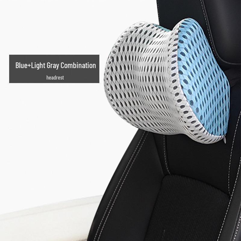 Memory Foam Autositz Lendenstützkissen - Atmungsaktive Rückenlehnenpolsterung für den Sommer