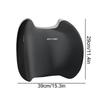 Black Car Lumbar Support Cushion, All-Season Memory Foam