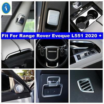 For Land Rover Range Evoque L551  -  Car Pillar A Speaker / Window Glass Lift / Steering Wheel Cover Trim Accessories