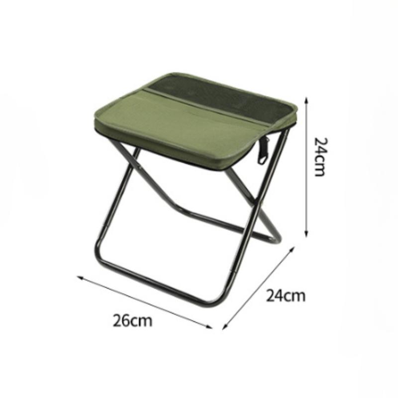 Mini Składany Stołek z Torbą do Przenoszenia Przenośny Lekki Wytrzymały Zewnętrzny Kemping