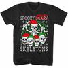 Spooky Scary Skeletons Merry Christmas Men's T Shirt