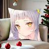 Hololive Murasaki SShino Pillow Case For Living Room Bedroom Hotel Pattern Printed Cushion Cover Decorations and Protector