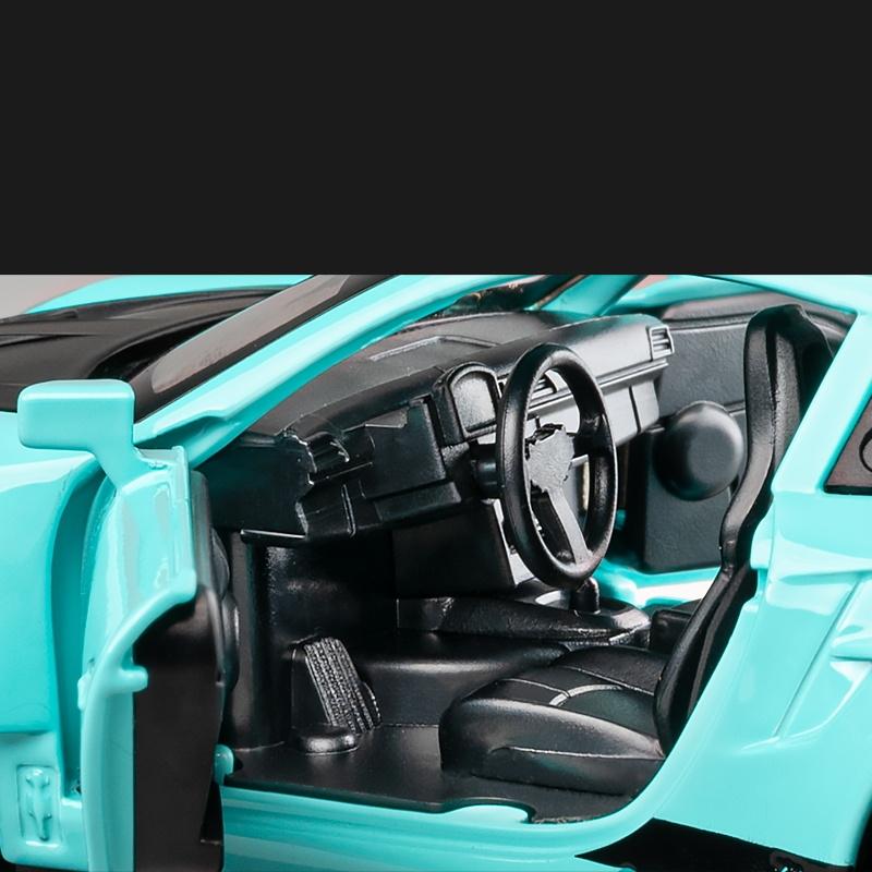 1/32 Porsche 911 GT3 RS Racing Toy Car Model Diecast Metal Rally Miniature Pull Back Sound & Light Collection Gift for Boys Kid