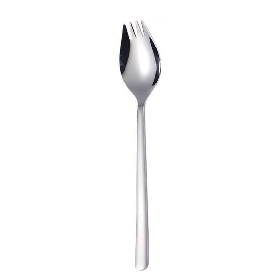 Roamtic Fashion Kitchen Spoon Noodle 1 Spork Fruit Fork Salad Multifunction 2 In Restaurant Tool