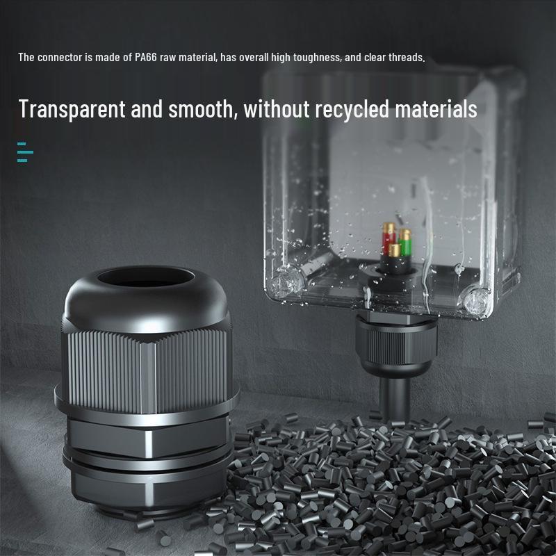 Nylon Cable Gland MG16A/MG32A Waterproof Round Edge Split Connector MG12A