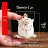 Coppa per Acqua per Altare Buddista in Ceramica di Loto con Mantra della Grande Compassione - Tazza per Offerte a Guanyin