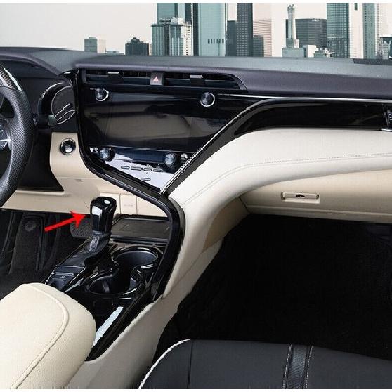 Для Toyota Camry 2018-2024 Глянцевый Черный Ручка Рычага Переключения Передач Центральной Консоли 1 шт.