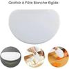 Pastry Horn, Plastic Dough Scraper Dough Cutter, 2 Pieces Plastic Pastry Scraper Spatulas for Kitchen Bread, Pastry, Pancakes, for Dough Cheese Choco