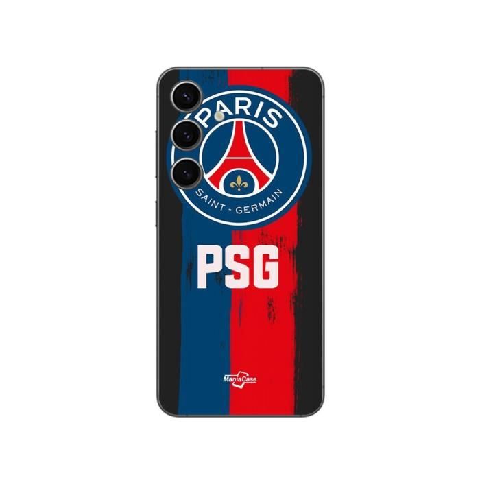 Coque - Maniacase - Samsung Galaxy S24 - Paris Saint Germain - Souple - Noir
