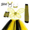 Comfortable Dress Up Honey Festival Kids Bee Cute Accessories for Wing Kids Costume Princess Girls Sparkly Fairy Wings Parties