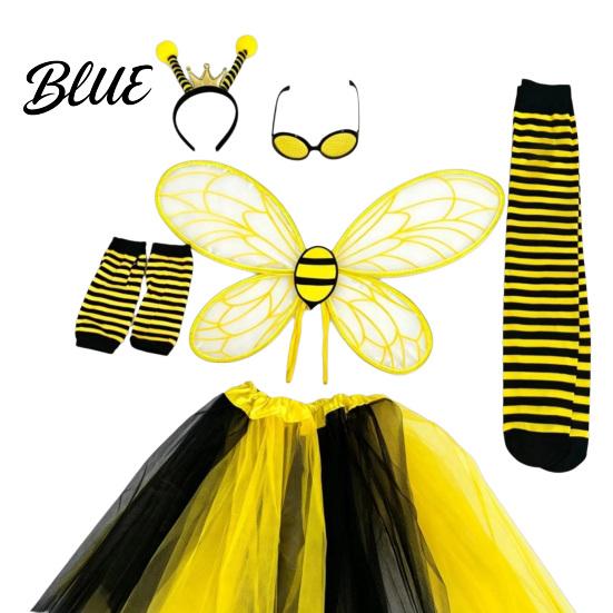 Comfortable Dress Up Honey Festival Kids Bee Cute Accessories for Wing Kids Costume Princess Girls Sparkly Fairy Wings Parties