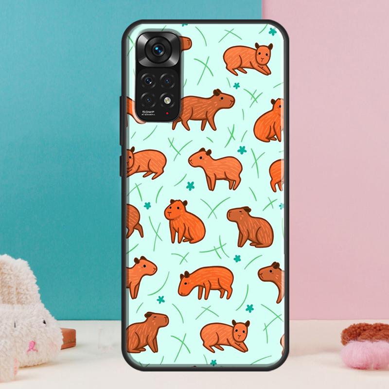 Capybara  Lovely Animal Case For Xiaomi Redmi Note 14 13 Pro 12 11 9 10 9S 10S 11S 12S Redmi 14C 13C 10C 12C Cover