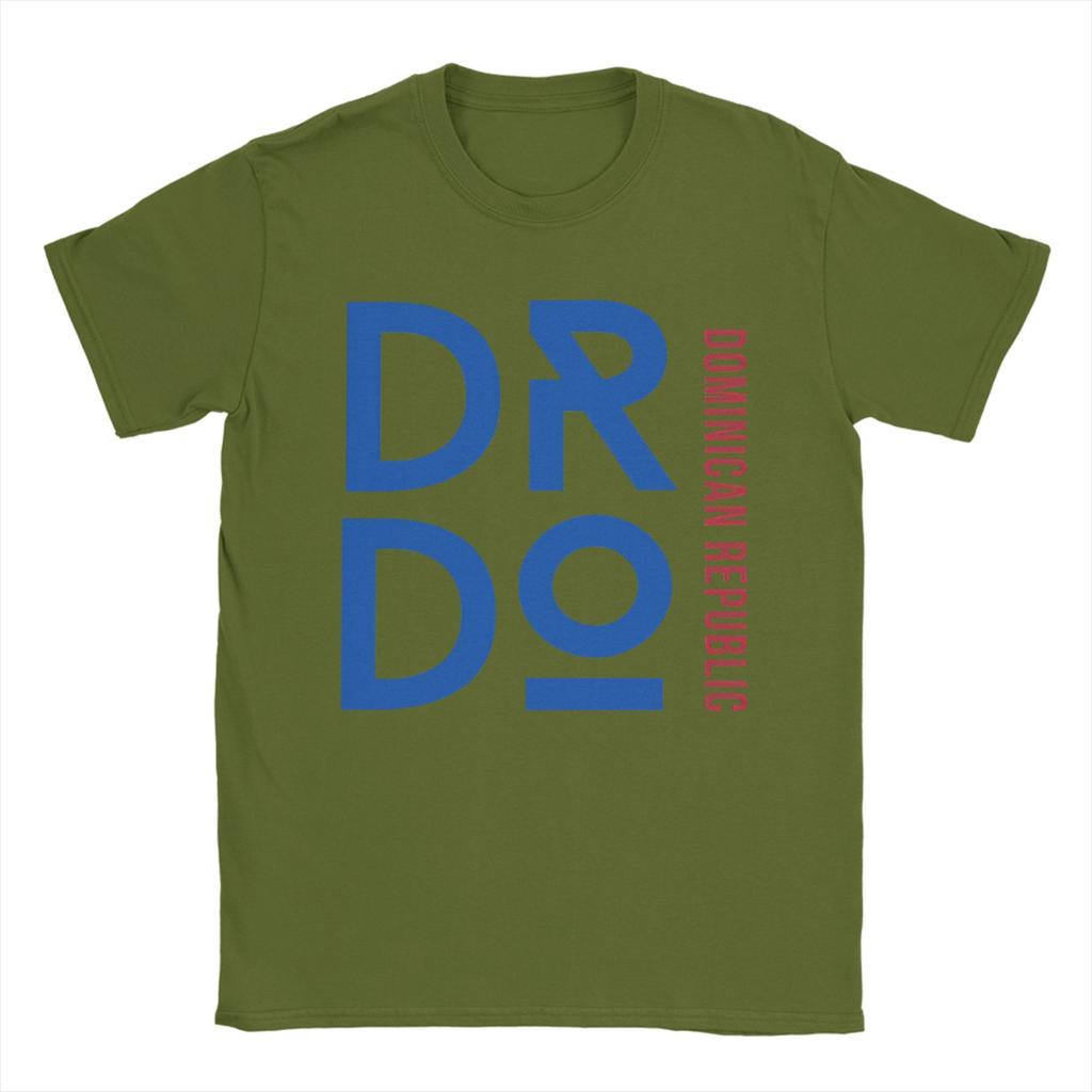 Lettering Design DR Dominican Republic Summer  100 Cotton T Shirts For Unisex Harajuku Loose Tee Shirt Short Sleeves Y2K Top Tees