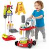 [PACZB] Children's Cleaning Set On a Stroller Vacuum Cleaner + Accessories Z3189