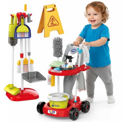 [PACZB] Children's Cleaning Set On a Stroller Vacuum Cleaner + Accessories Z3189