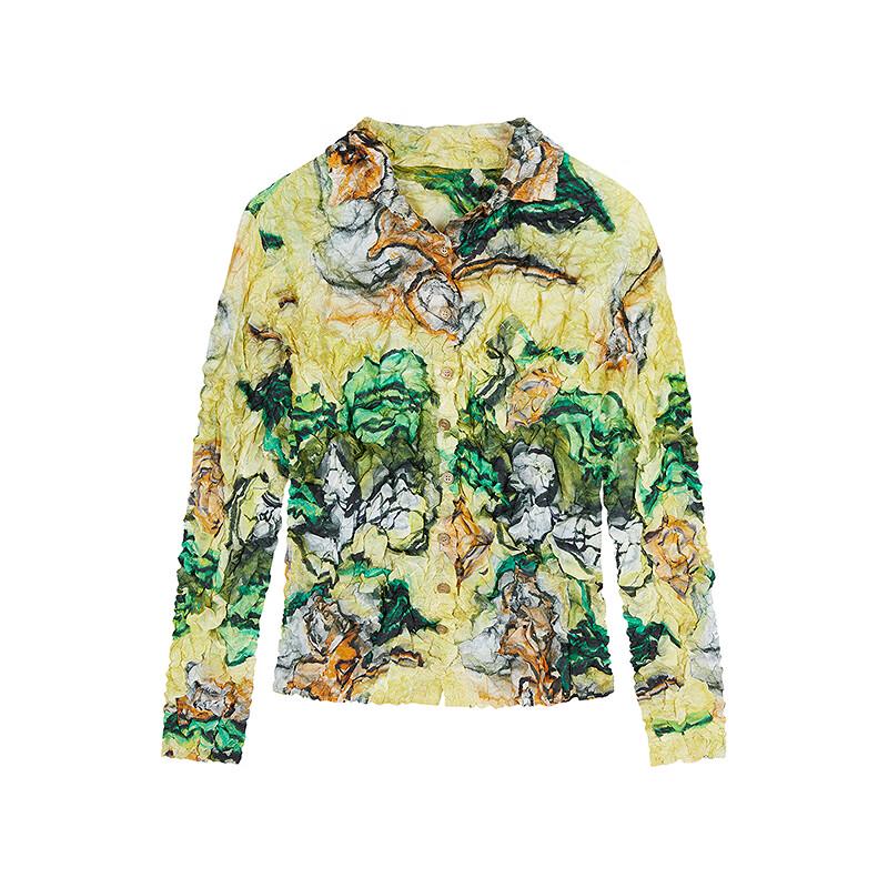 JNBY Slim-Fit Long-Sleeve Short-Length Shirt