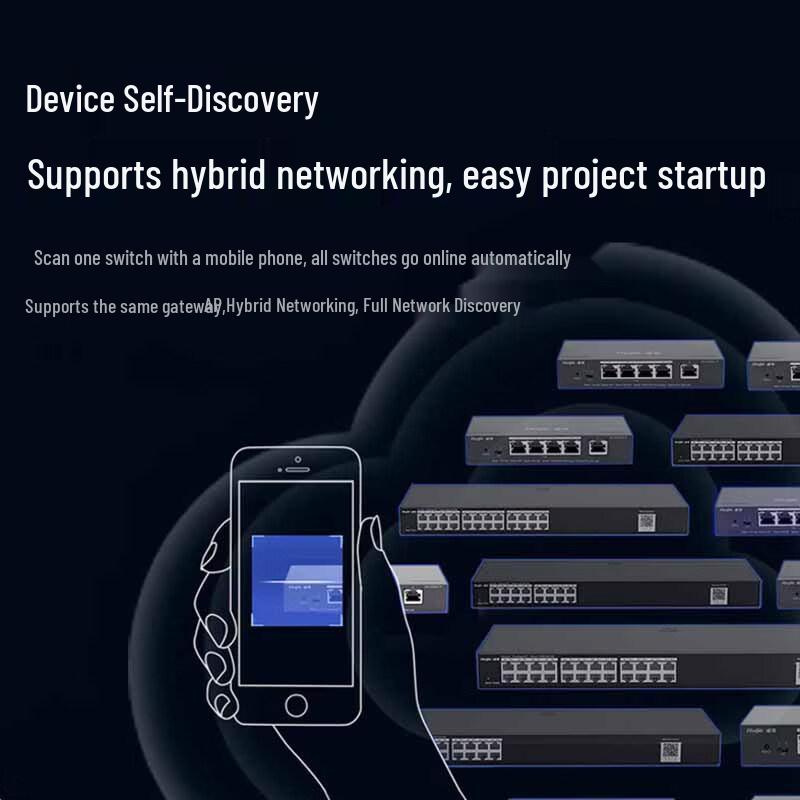 Ruijie RG-ES208GC 8-Port Gigabit Managed Switch