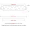 Battery Hold Down Sets,With Billet Aluminum Battery Tie Down Bracket and 18-8(304) Stainless Steel J bolts (Red, 10 inch bolts)