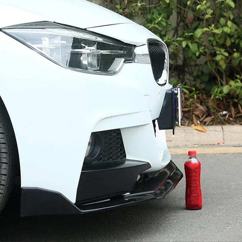 Verstellbarer 5-teiliger segmentierter Frontspoilerlippe für Skoda Fabia NJ PJ 2014-2026 Frontstoßstangen-Splitter Auto-Außen Sport Karosserie-Kit
