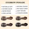 Eyebrow Tint, Eyebrow Pomade Cream, Waterproof Eyebrow Tint, Natural-Looking Eyebrow Color, Long-Lasting Brow Dye-7g