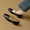 Retro Mary Jane Shoes Women's Autumn 2025 New Models with Skirts Versatile, Beautiful, Not Tired of Commuting, Shallow Mouth Single Shoes