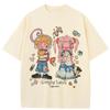 Streetwear Funny Anime Graphic T-Shirt Cotton Tshirt Unisex Tops Tees Short Sleeves T Shirt