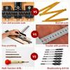 Cabinet Hardware Jig Tool Set for Handles and Pulls, Aluminum Alloy Cabinet Handle Template Jig Tool for Fast and Accurate Installation of Drawer