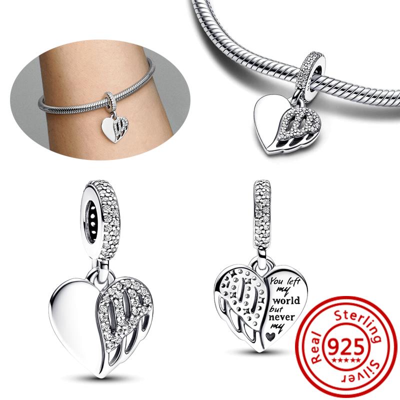 925 Sterling Copper Charm Twisting Arrow Lucky Dice Forever & Always Infinity Love Color Beads Fit Pantaro DIY Bracelet