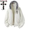Men Women Cardigan Hooded Sweatshirt Fall Outdoor Running Sport  Cardigan Jacket Outdoor Warm Casual Sweatshirt