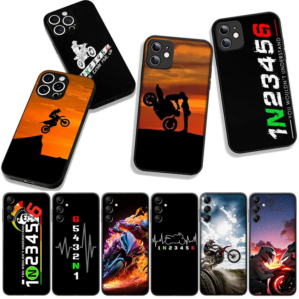 For OPPO A54 A40 A60 A80 A18 A16 A17 A38 A78 A79 A57 A58 A3 Pro A96 A15 A12 Phone Case 1N23456 Motorcycle Motorbike Cycling