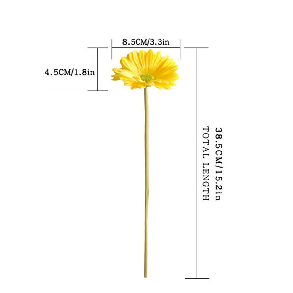 Decoration Fake Flowers Artificial Gerbera Artificial Flowers Fake Sunflower