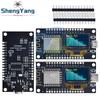 TZT 1PCS NodeMCU ESP8266 Development Board With 0.96 Inch OLED Display CH340G ESP-12F Module TYPE-C USB For Arduino/Micropython