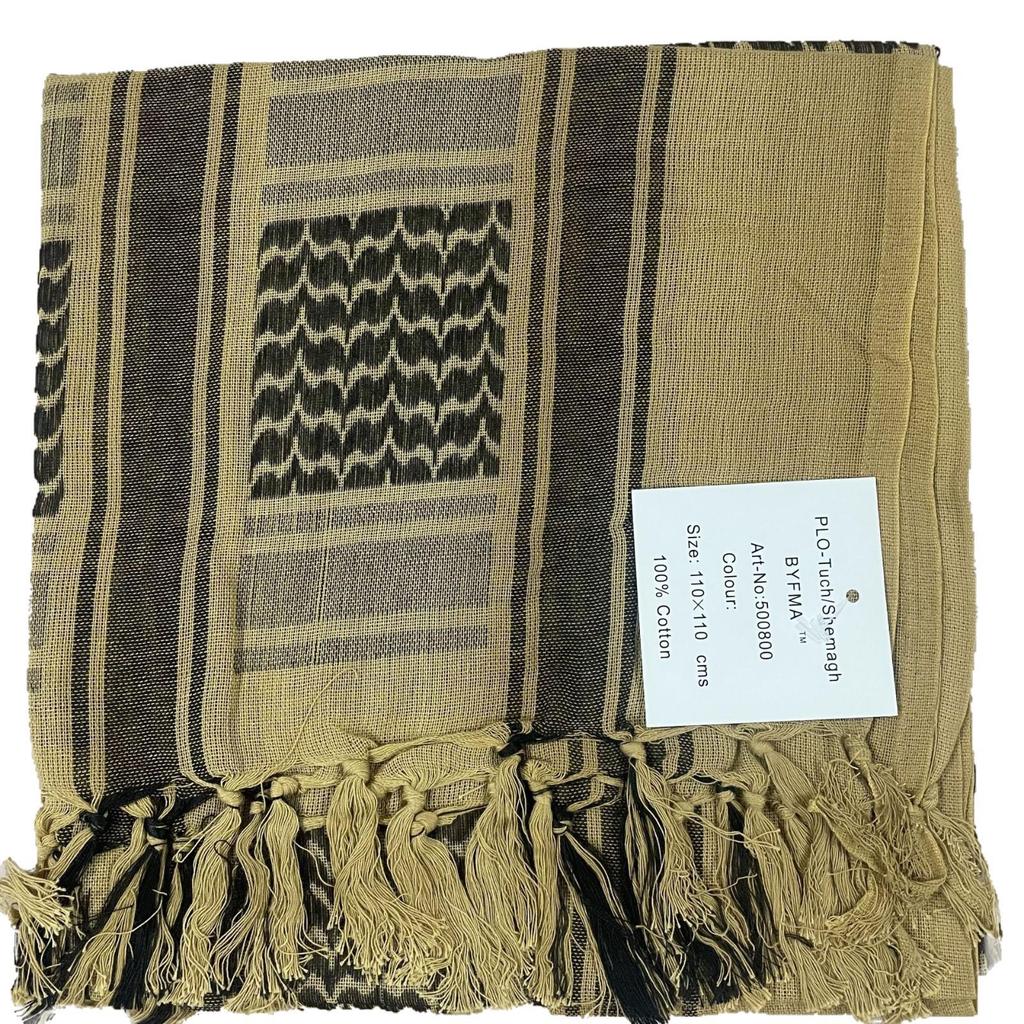 Cotton Camouflage Arab Headscarf & Outdoor Shawl Face Mask - Men's Jacquard Square Scarf